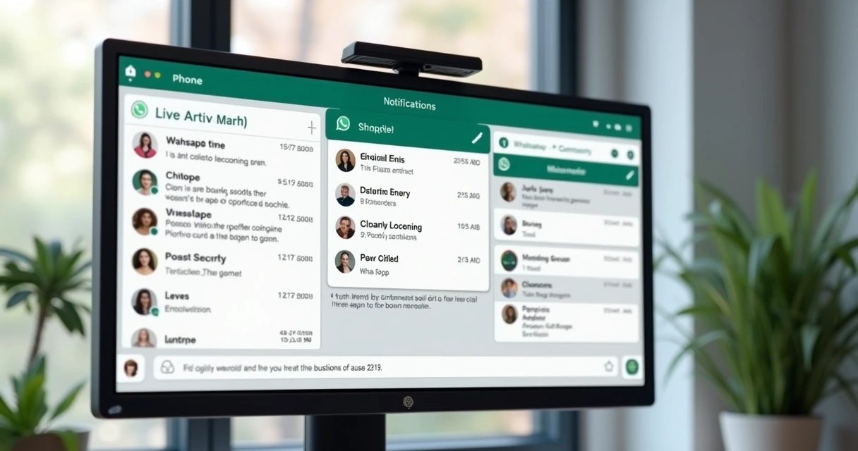 Tela reunindo atendimentos WhatsApp, E-mail e SMS lado a lado 