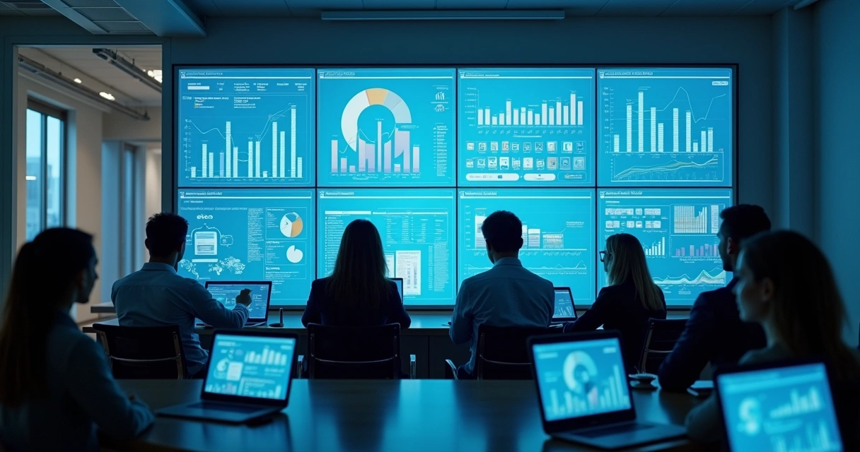 Centralização dos processos contábeis organizada em um único painel digital