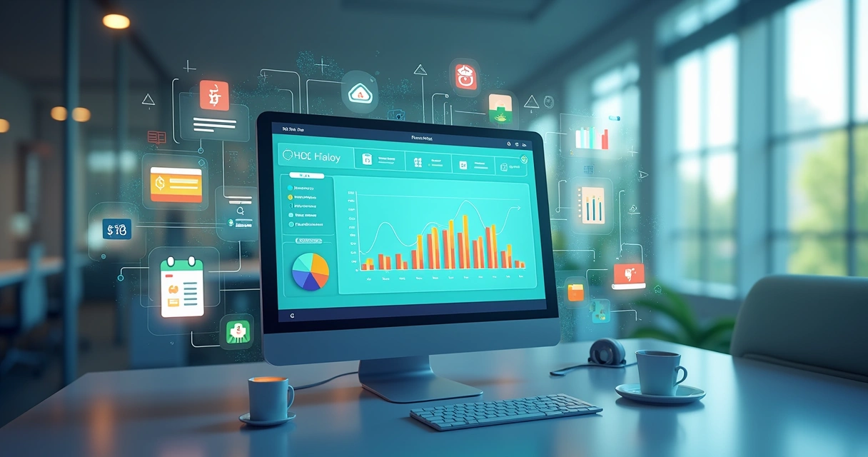 Centralização de sistemas financeiros em um dashboard digital 