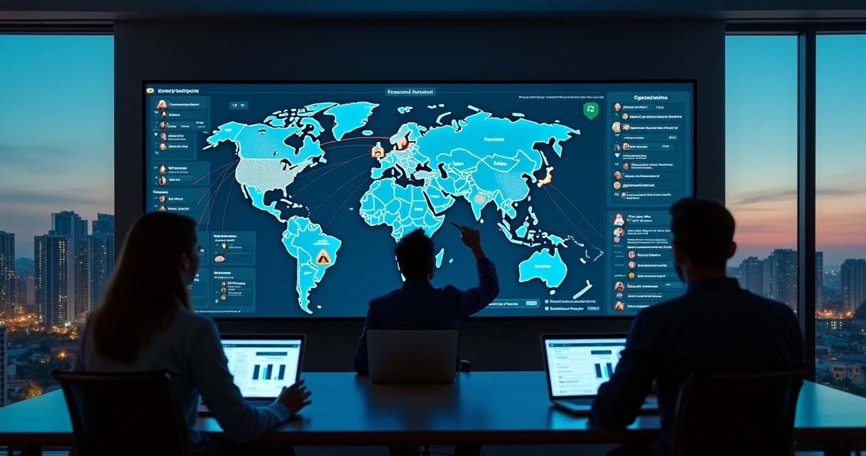 Painel de centralização de WhatsApp com IA para equipe de imobiliária 