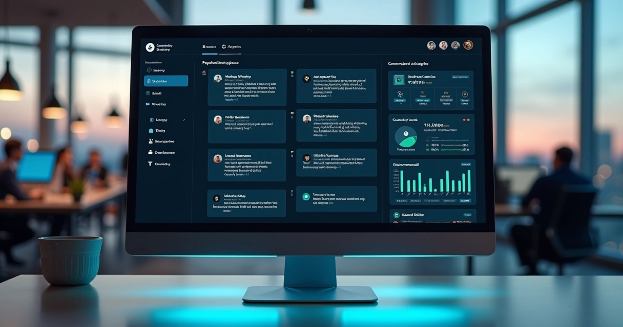 Painel único exibindo conversas de múltiplos canais organizadas em uma interface clara 