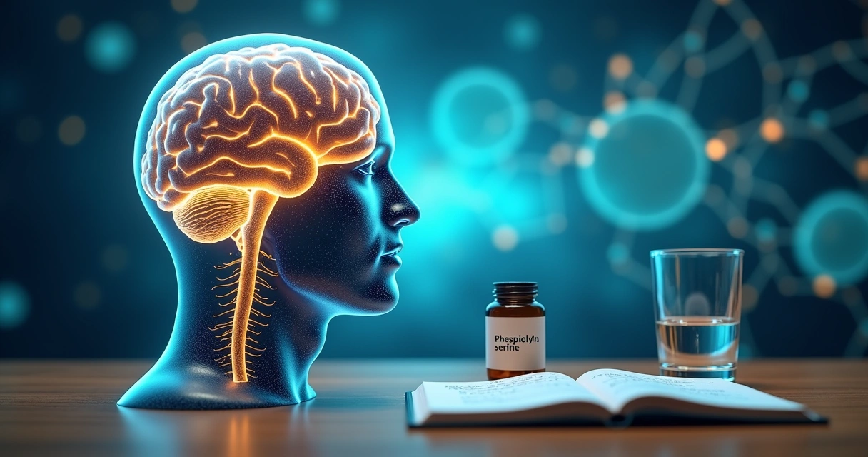 Cérebro em destaque com conexões luminosas representando memória e foco 