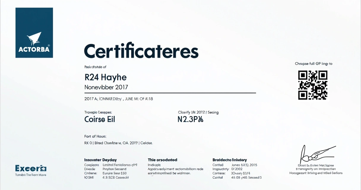 Certificado digital de compliance com QR Code 