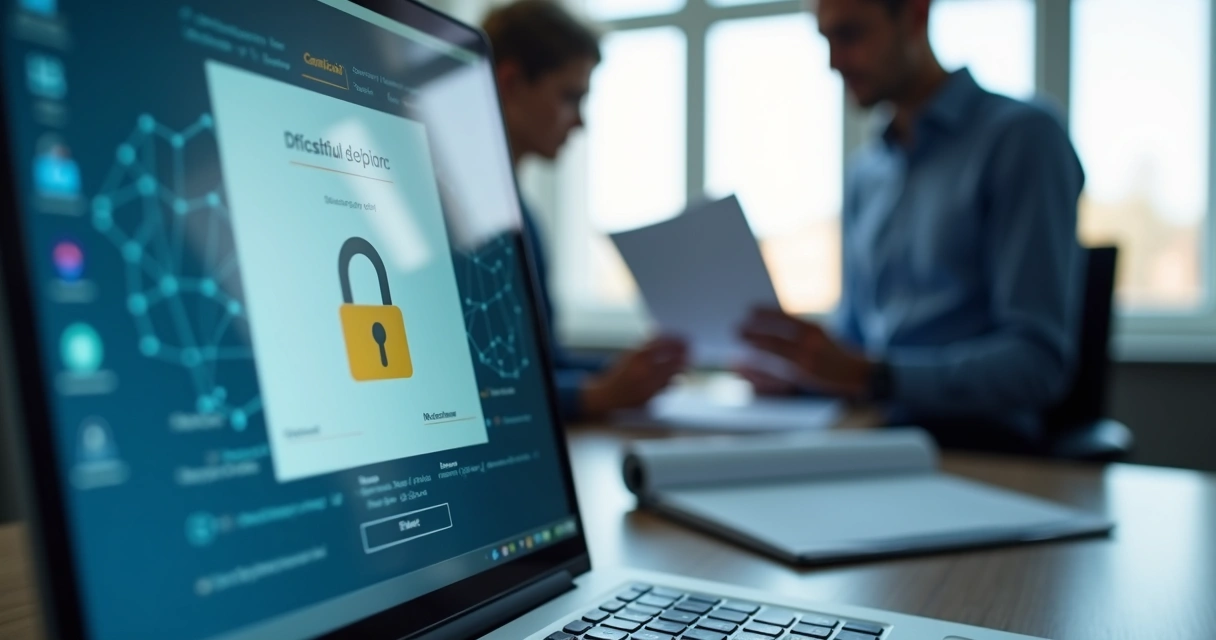 Certificado digital apresentado em tela de computador 