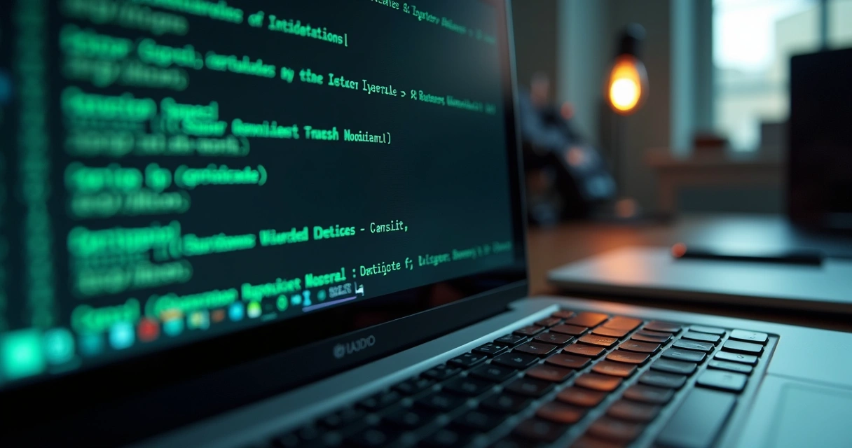 Terminal exibindo certificado TLS emitido pelo ACM 