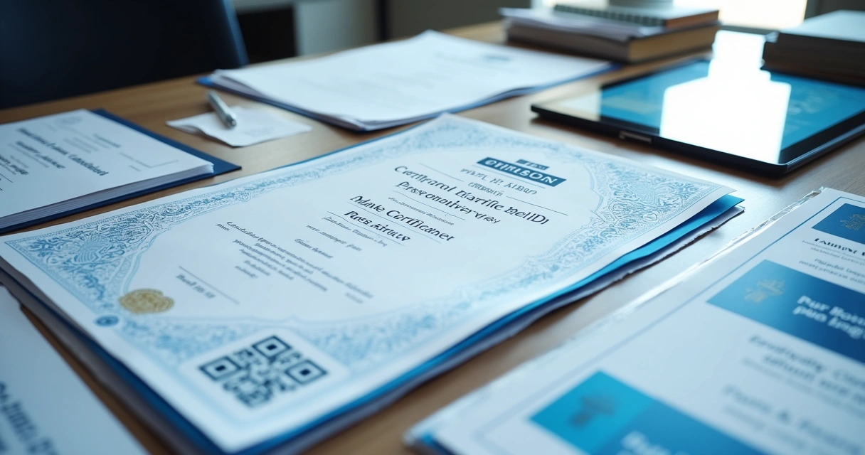 Exemplo de certificado digital personalizado com QR Code 