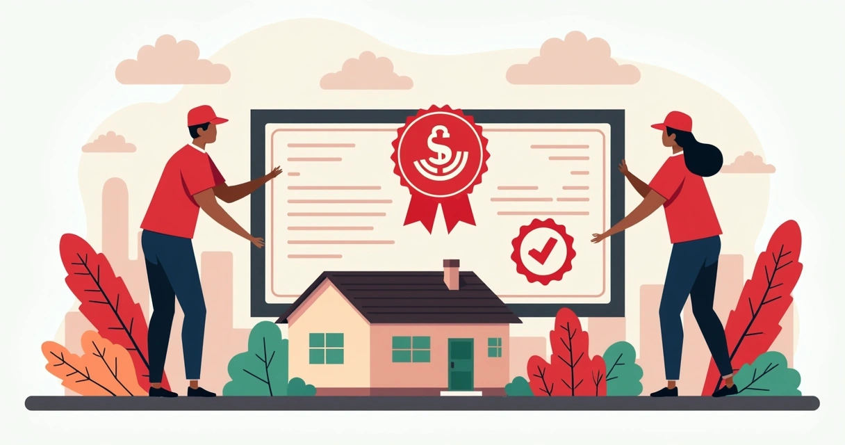 Certificado em mãos valorizando imóvel 