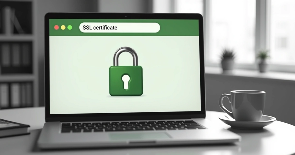 Certificado SSL ativo na barra de endereços do navegador