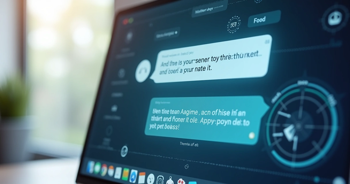 Janela de chat automatizado respondendo paciente ausente