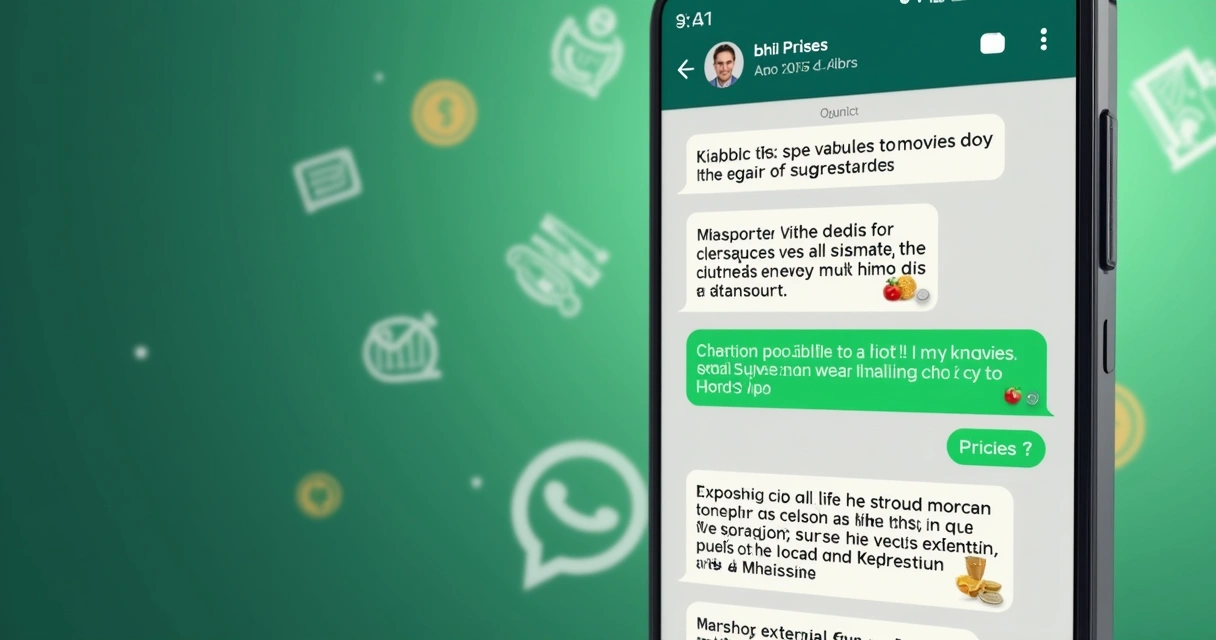 Conversa no WhatsApp com assistente financeiro organizando gastos 