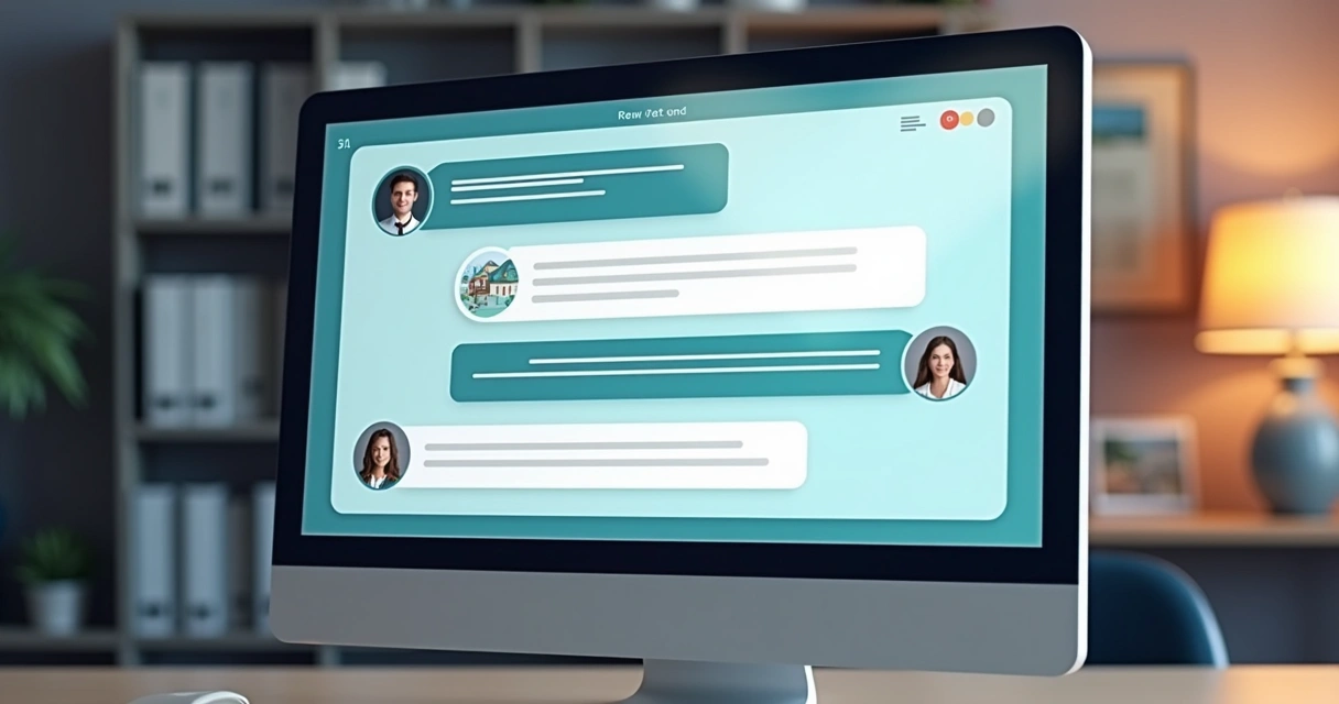 Chatbot imobiliário em atendimento digital a cliente