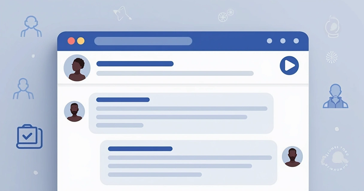 Tela de chat do suporte do Facebook com selo Meta Verified visível