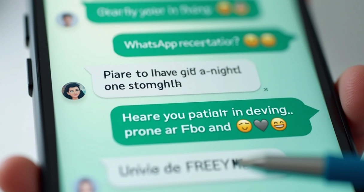 Conversa de WhatsApp demonstrando atendimento humano em clínica, com emojis e respostas gentis 