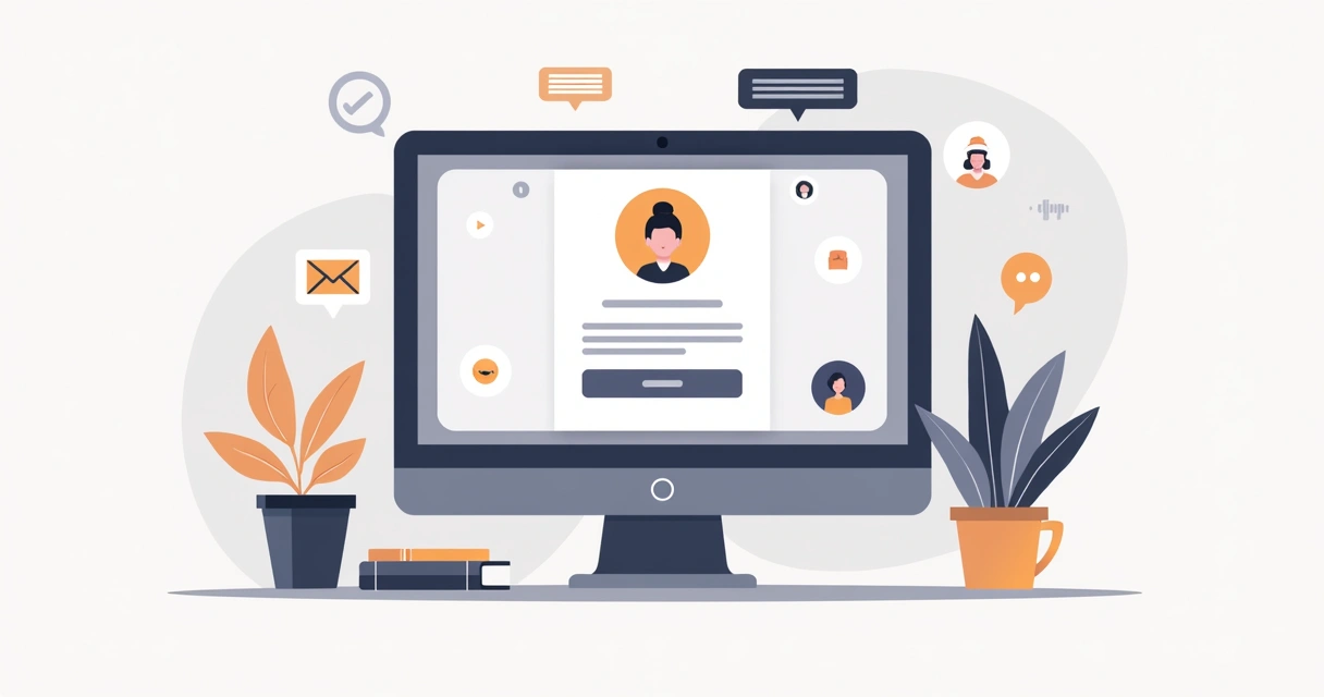 Janela de chat com bot interagindo com visitante em um site empresarial 