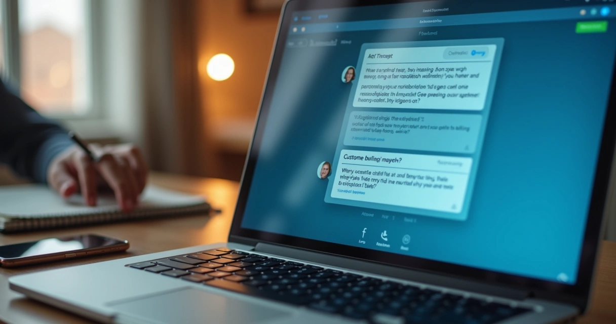 Chatbot ajudando cliente no site