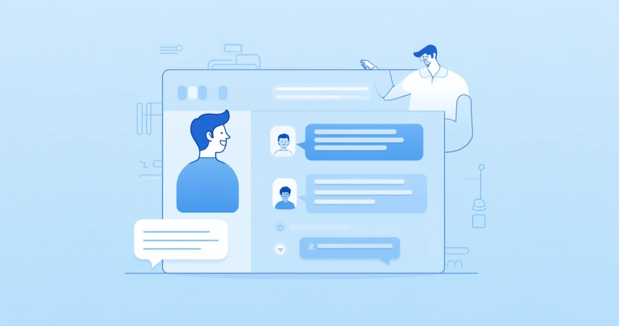 Chatbot virtual atendendo cliente em plataforma digital 
