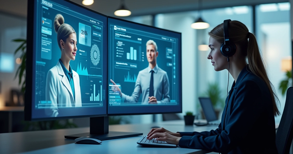 Interação de chatbot e atendente humano com cliente em ambiente corporativo 