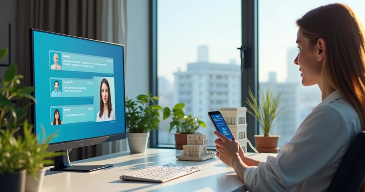 Chatbot imobiliário atendendo cliente no WhatsApp 