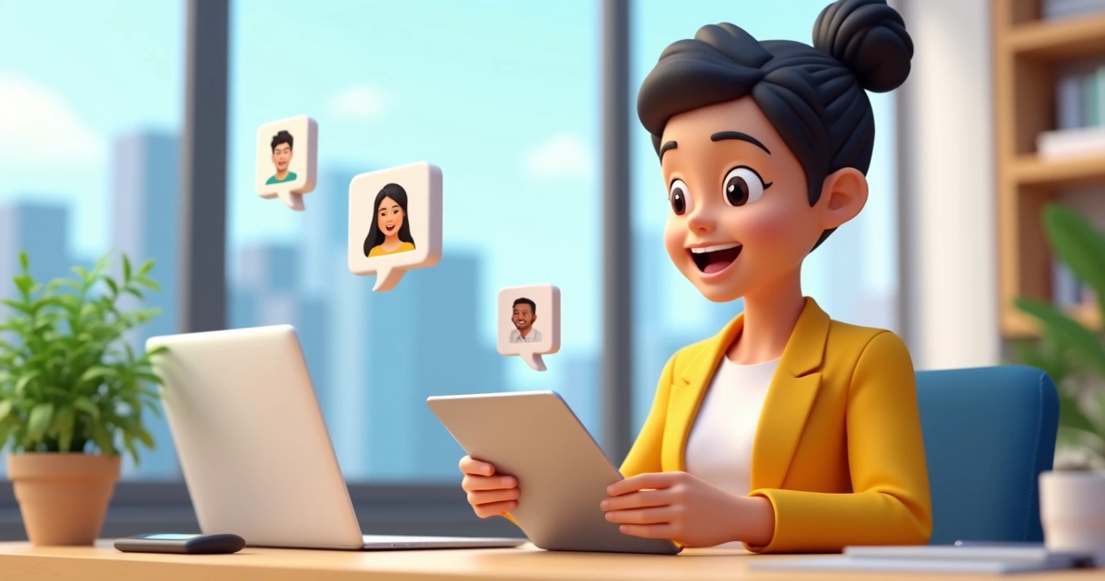 Cliente conversa com chatbot de loja online 