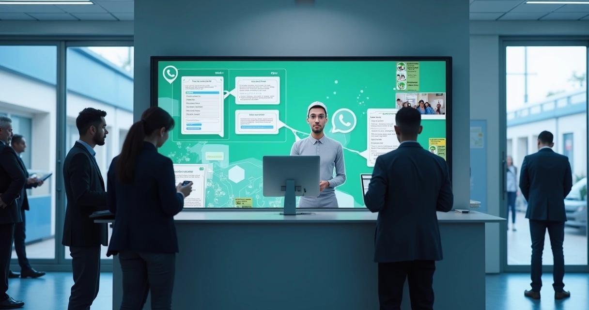 Chatbot ajudando cidadão em serviço público digital 