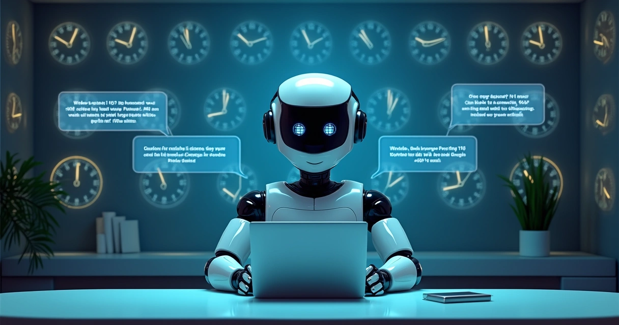 Chatbot exibindo mensagens automáticas em conversa digital 