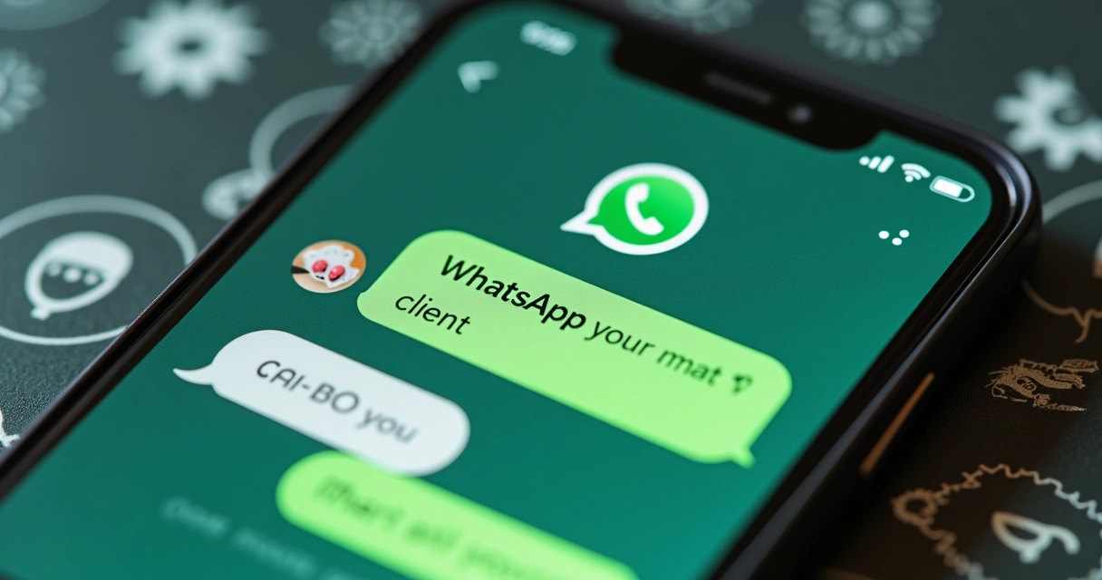 Chatbot conversando com cliente pelo WhatsApp