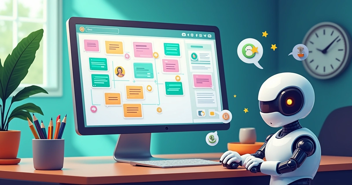 Chatbot de IA calificando leads en panel kanban de WhatsApp