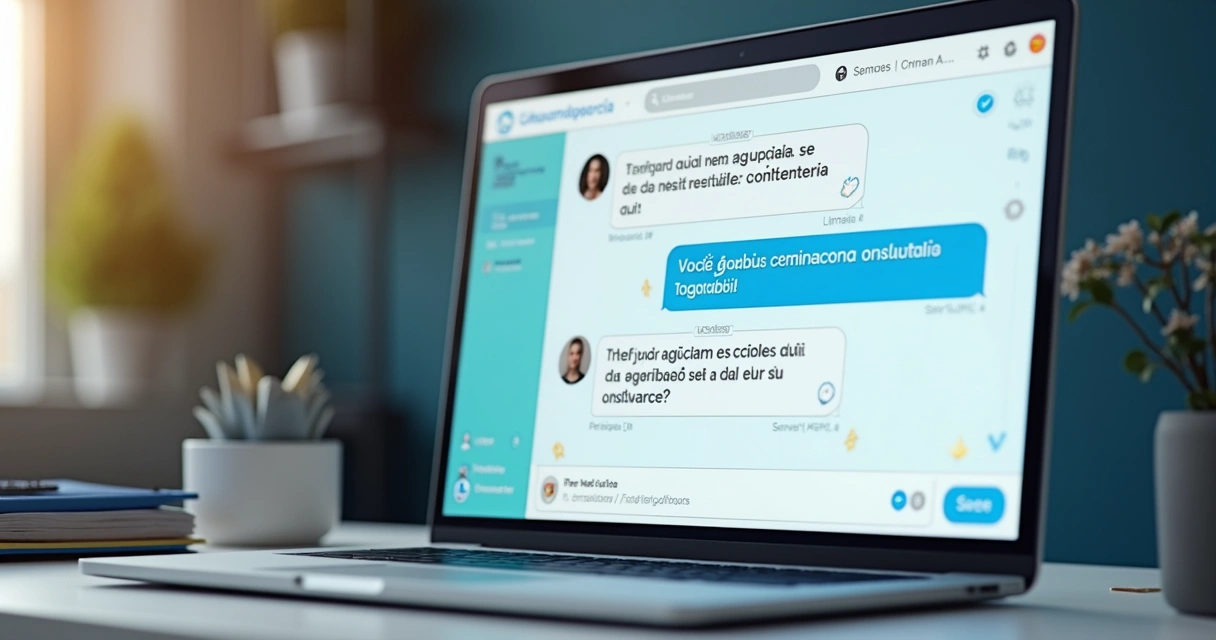 Chatbot de contabilidade mostrando exemplos de mensagens de agendamento para clientes 