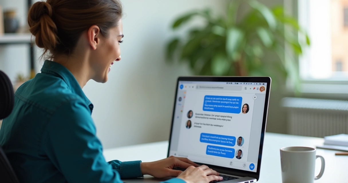 Chatbot conversando com usuário em site