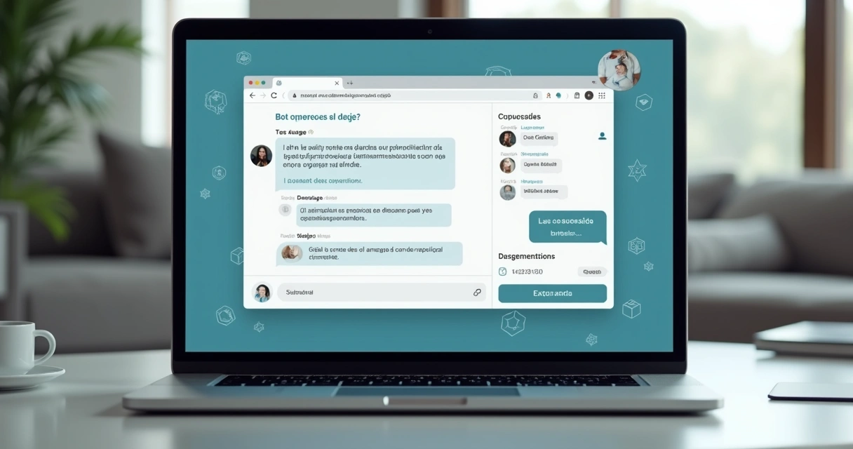 Interface de chatbot em português respondendo cliente em loja virtual