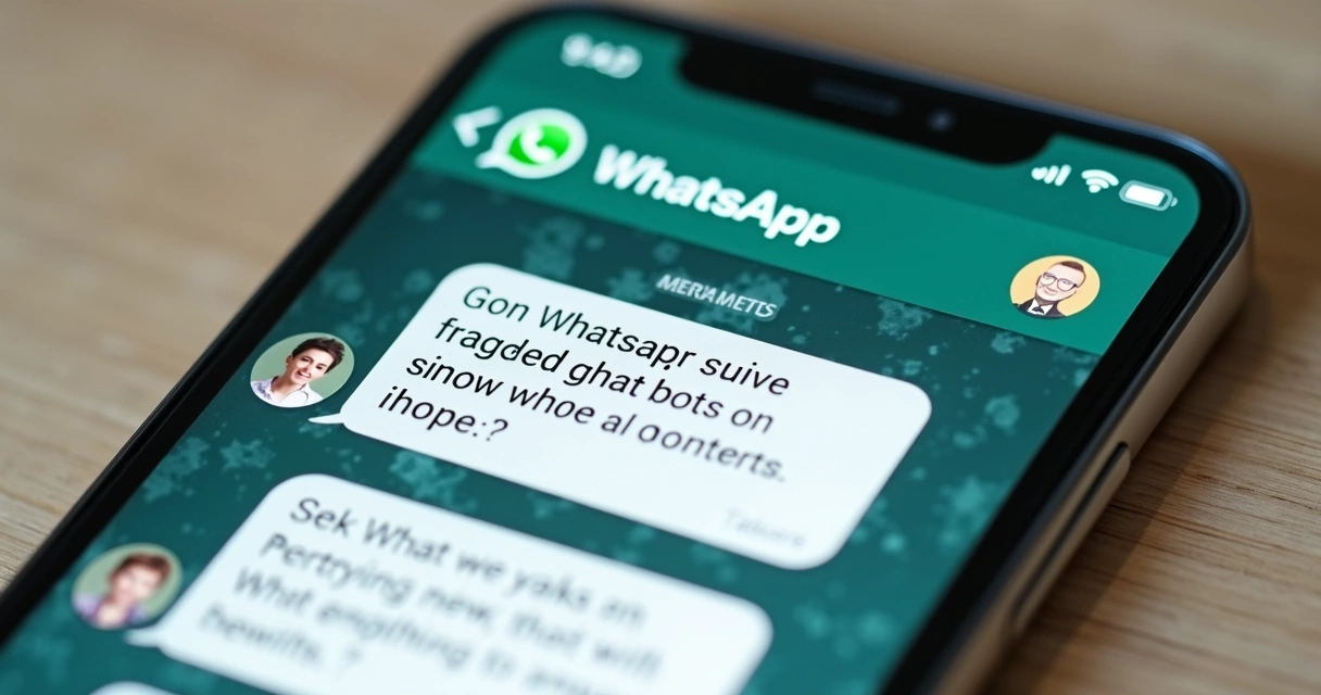Chatbot do WhatsApp respondendo dúvidas frequentes em interface de celular 