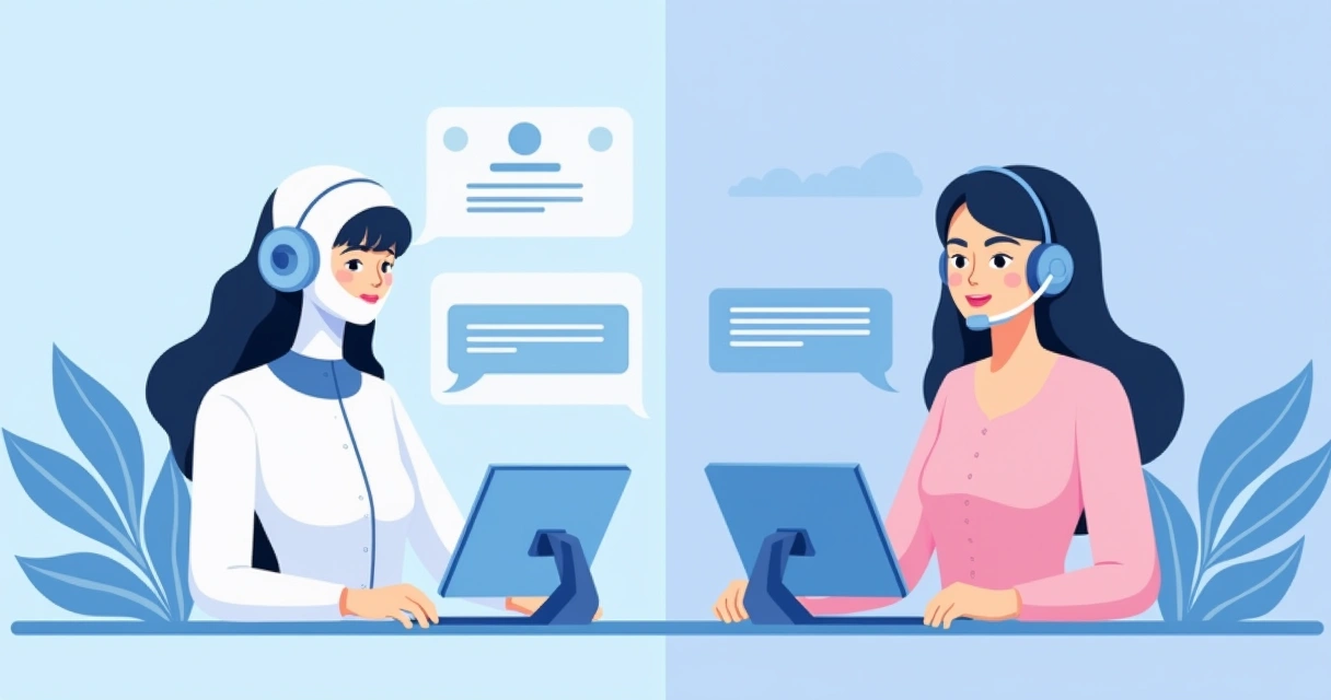 Chatbot conversa com atendente humano em loja virtual 