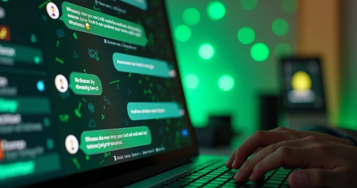 Interface de chatbot de IA respondendo mensagem no WhatsApp 