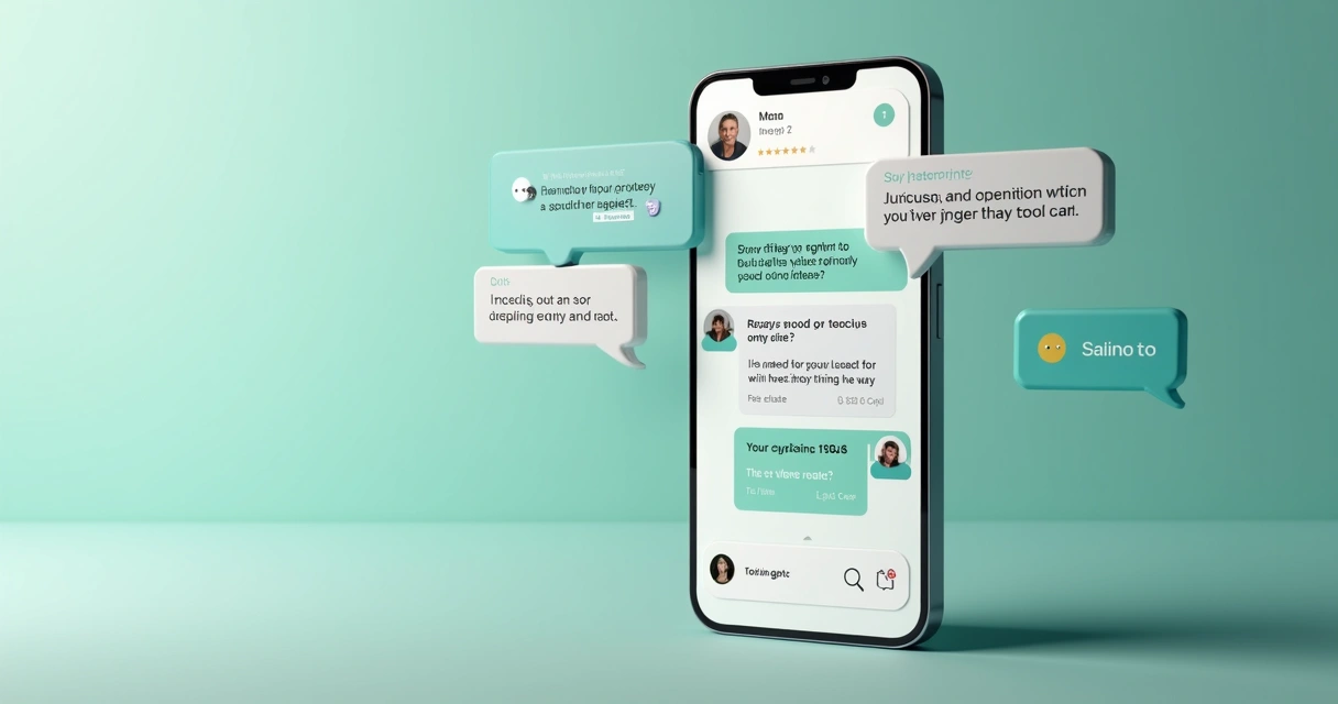 Chatbot simulando conversa com lead de imobiliária e de concessionária, mostrando perguntas e respostas automatizadas 