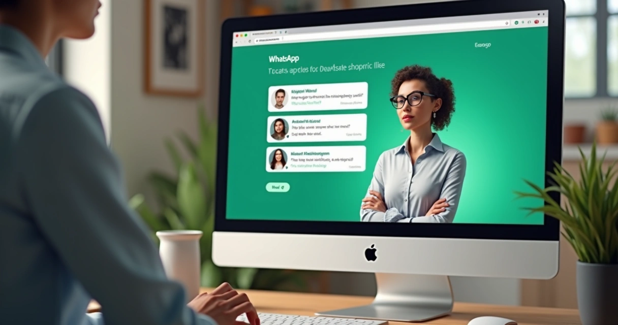 Chatbot de imobiliária conversando no WhatsApp com cliente 