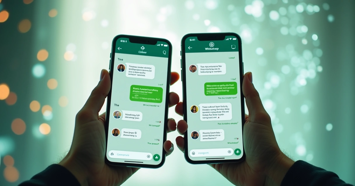 Chatbot conversando com pessoa no WhatsApp Business