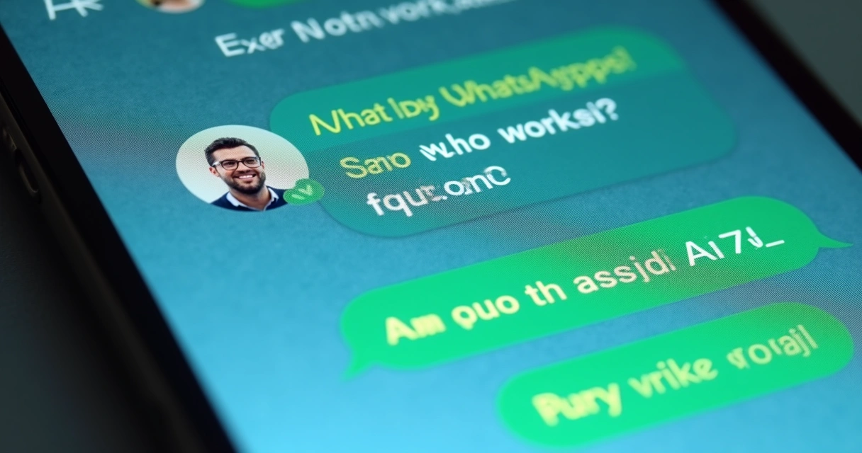 Chatbot inteligente respondendo mensagens no WhatsApp