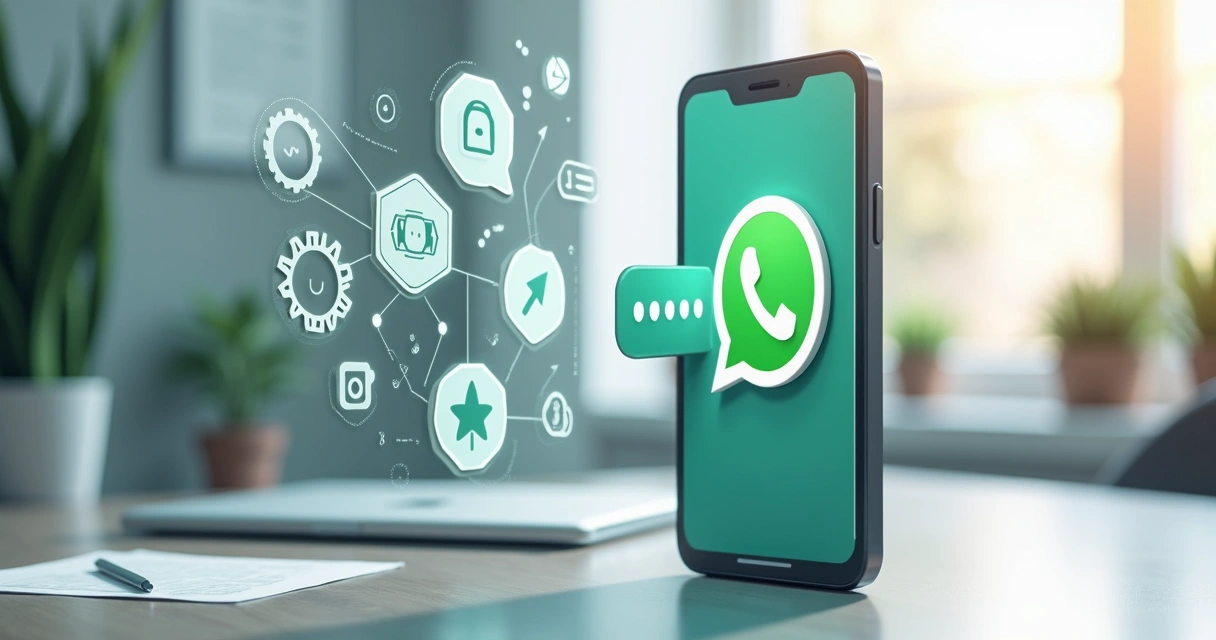 Chatbot de inteligência artificial respondendo em WhatsApp 