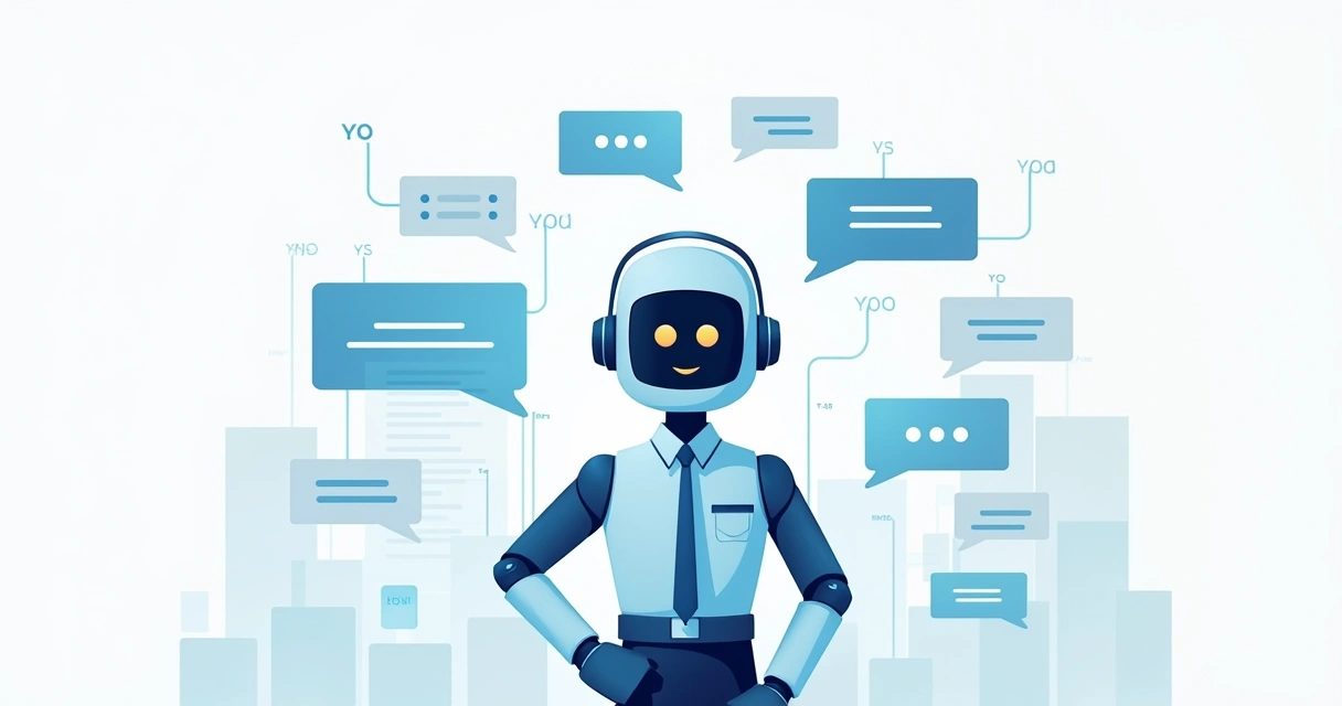 Chatbot mostrando fluxos automáticos de atendimento 