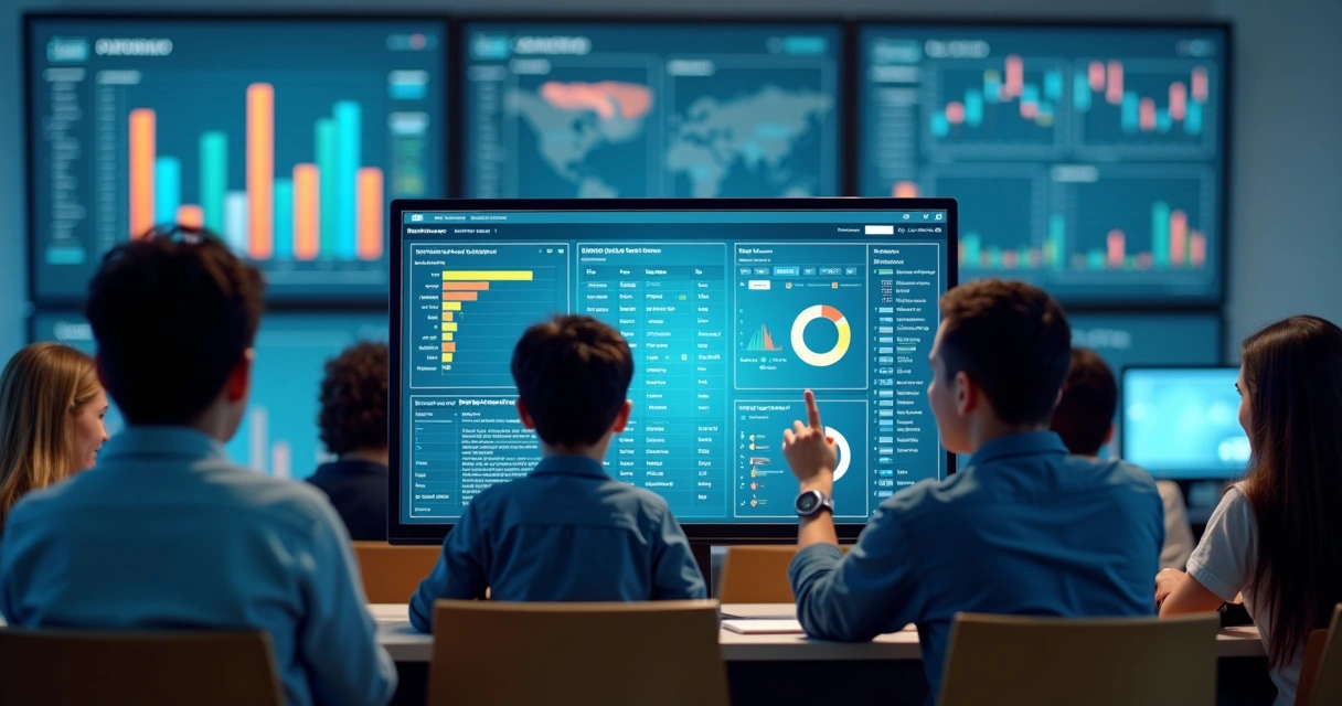 Painel digital com chatbot escolar e relatórios de desempenho estudantil 