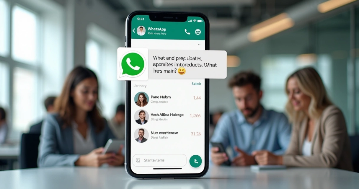 Chatbot enviando mensagem automática em grupo de WhatsApp empresarial 