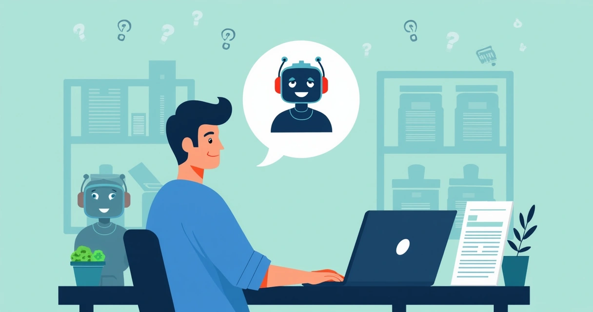 Chatbot conversando com cliente sobre produto