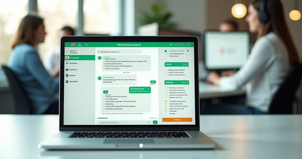 Chatbot fazendo triagem de clientes antes do atendimento humano