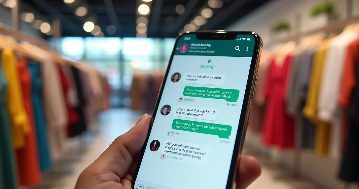 Assistente automatizado de vendas em loja de roupas no WhatsApp