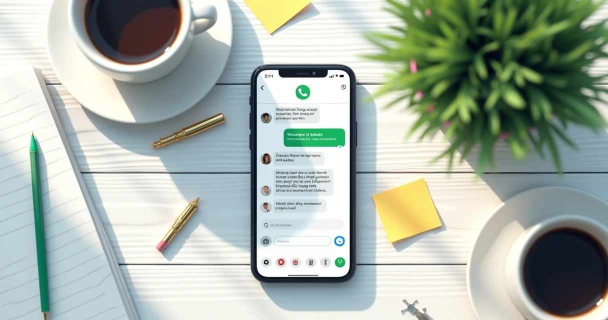 Chatbot conversando com clientes em tela de WhatsApp 