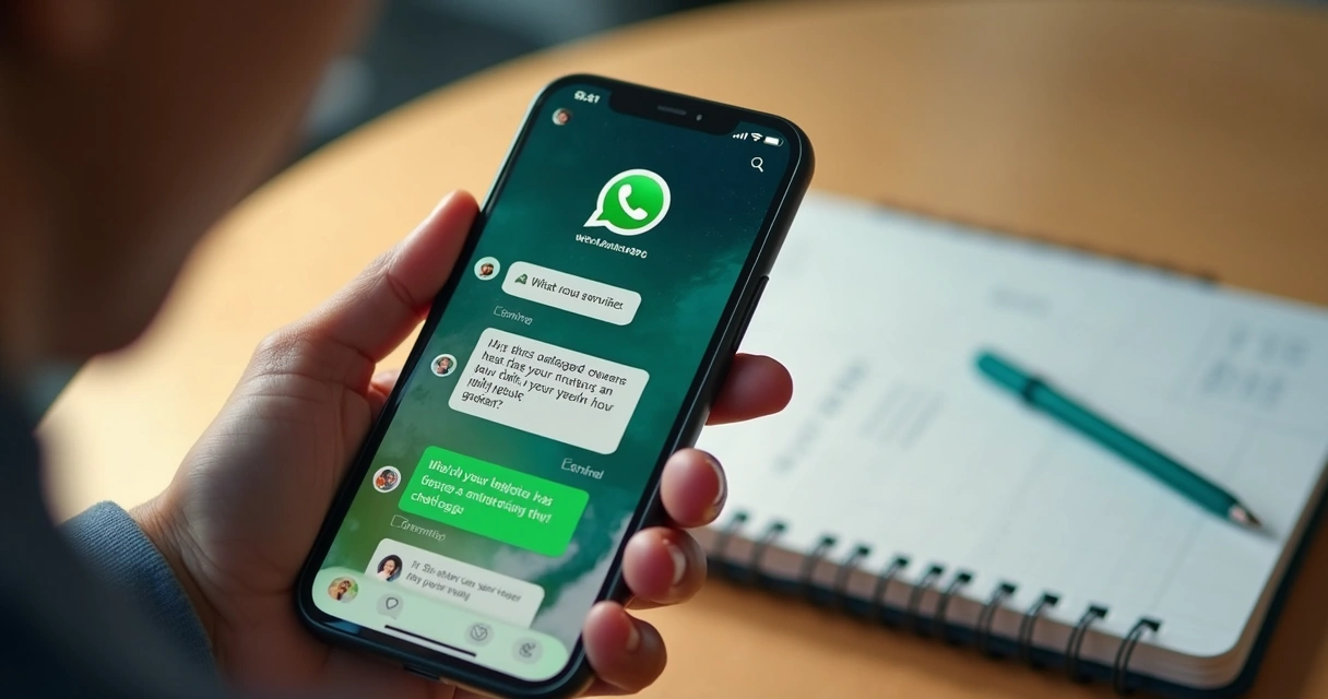 Chatbot no WhatsApp simulando conversa personalizada 