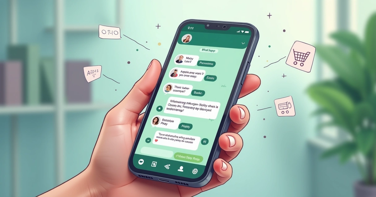 Chatbot no WhatsApp enviando mensagens automáticas para recuperar vendas 