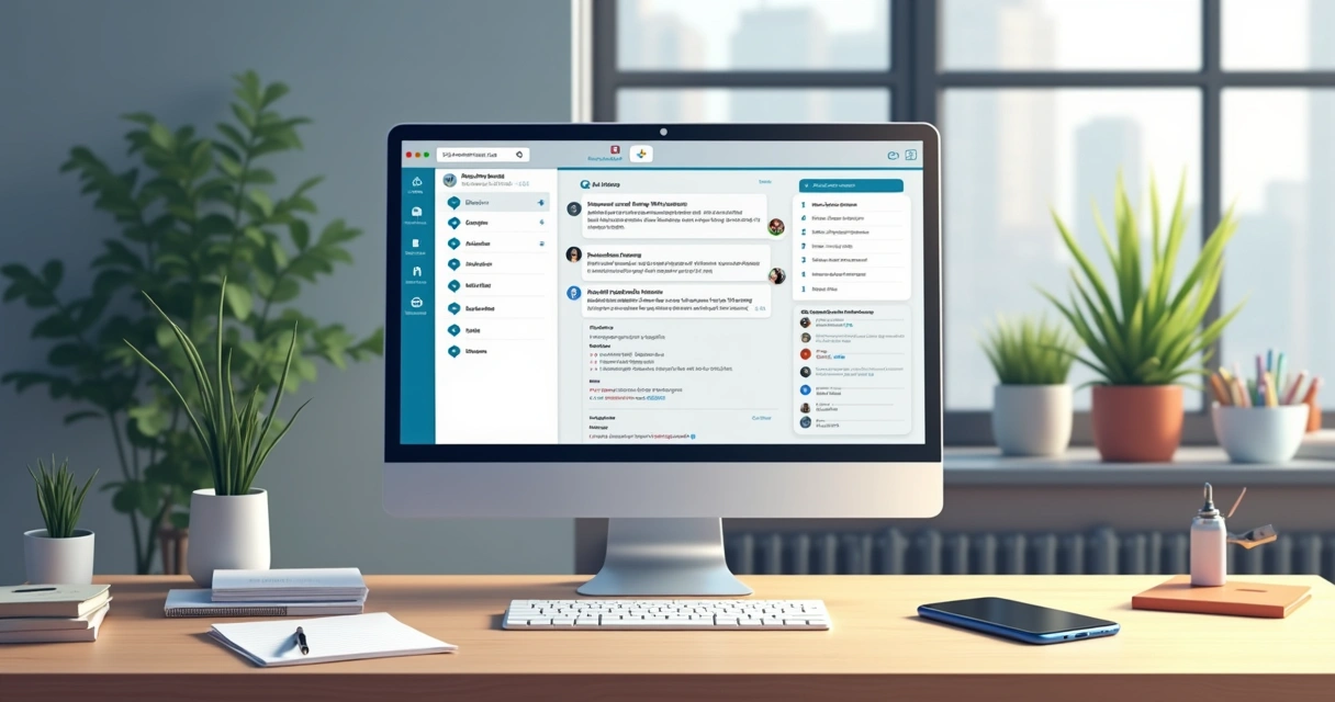 Tela com funções multimodais do ChatGPT, como chat, voz e geração de imagens 