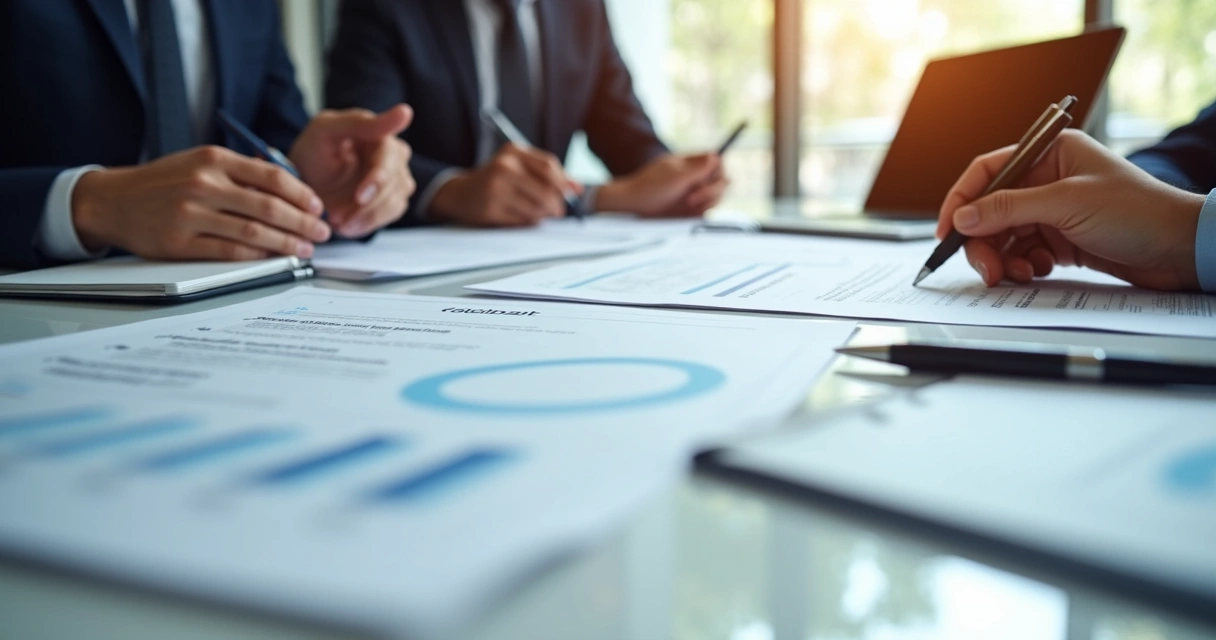 Conferência de documentos de licitação por equipe 