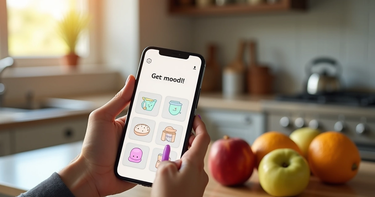 Paciente fazendo check-in digital para nutricionista 